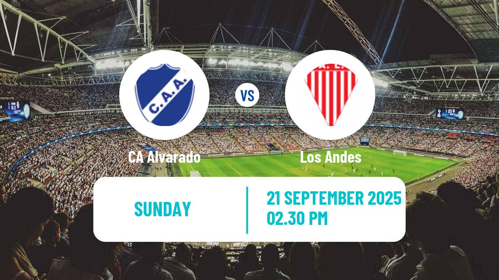Soccer Argentinian Primera Nacional Alvarado - Los Andes