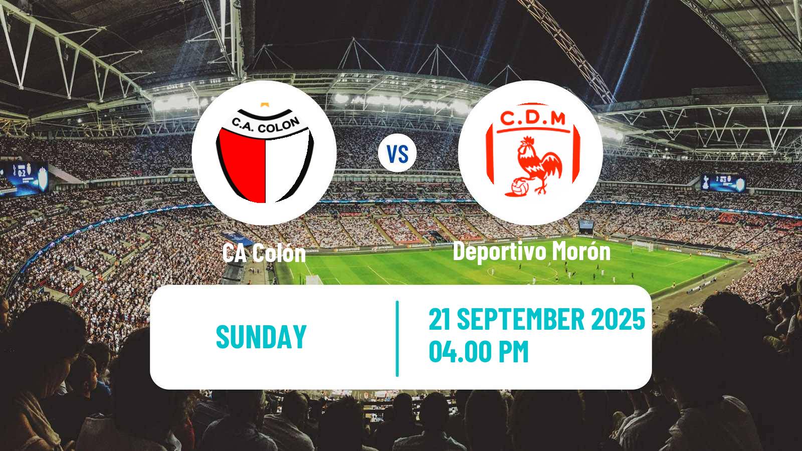 Soccer Argentinian Primera Nacional Colón - Deportivo Morón