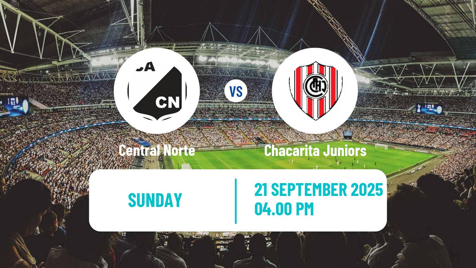 Soccer Argentinian Primera Nacional Central Norte - Chacarita Juniors