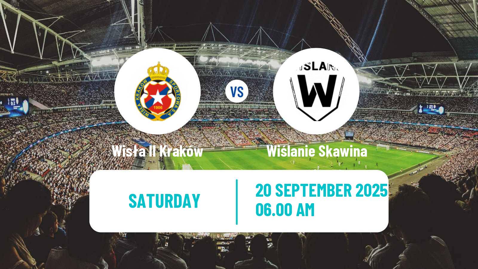 Soccer Polish Division 3 - Group IV Wisła II Kraków - Wiślanie Skawina