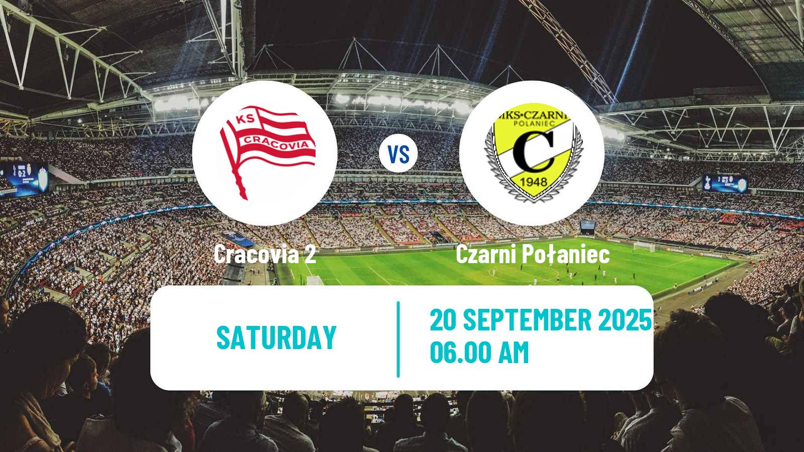 Soccer Polish Division 3 - Group IV Cracovia 2 - Czarni Połaniec