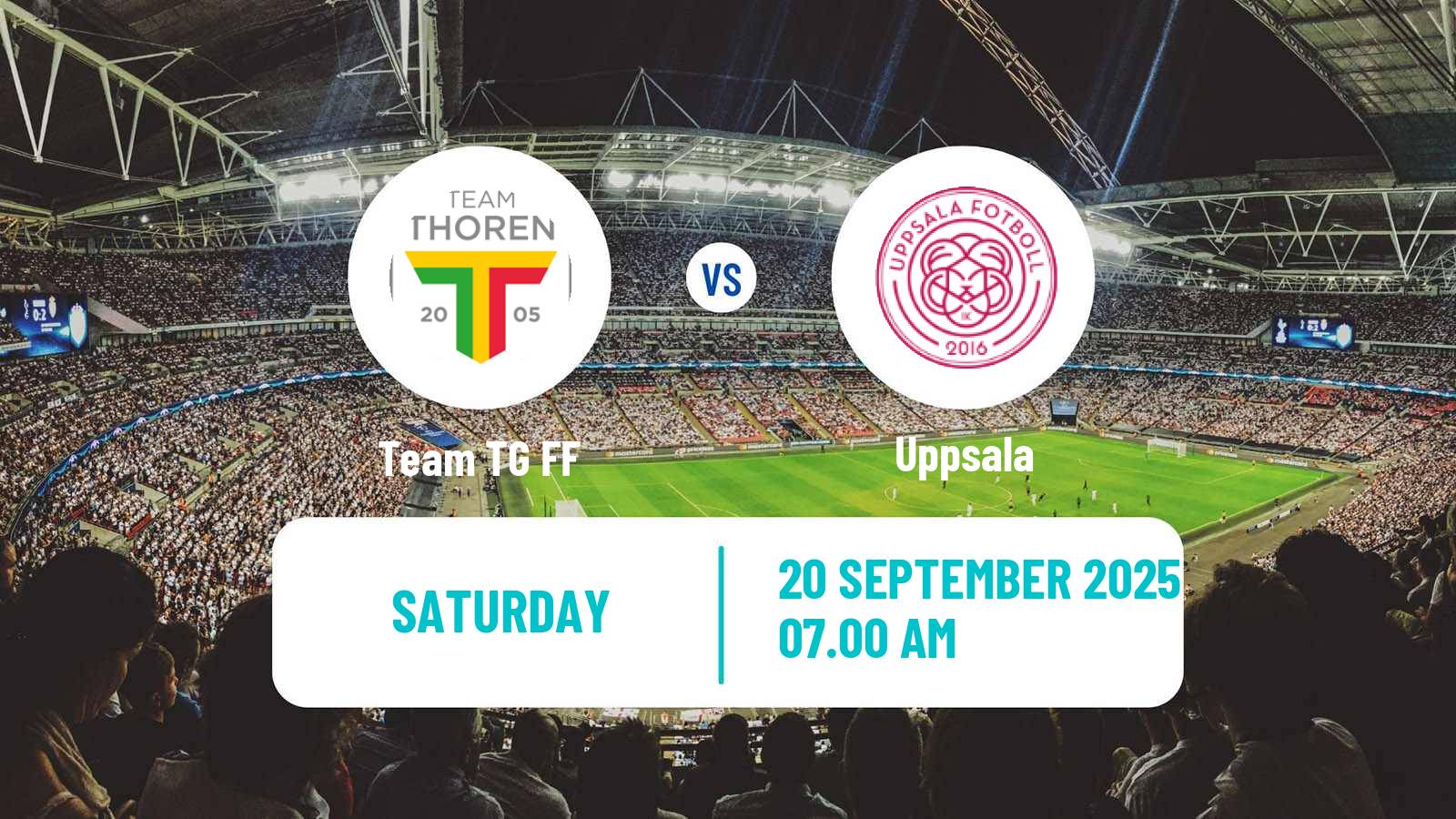 Soccer Swedish Elitettan Women Team TG FF - Uppsala