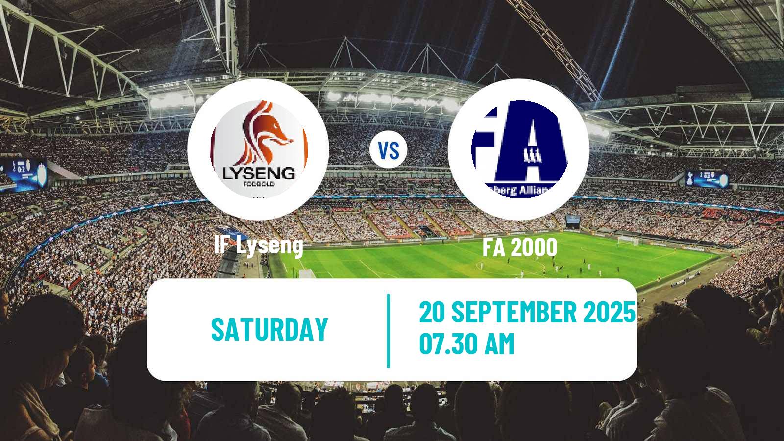 Soccer Danish 3 Division Lyseng - FA 2000