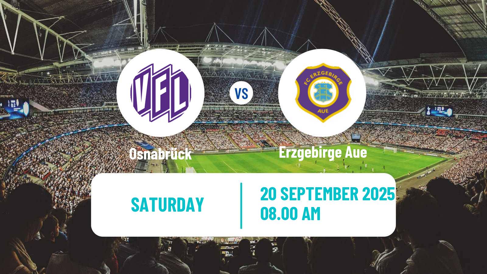 Soccer German 3 Bundesliga Osnabrück - Erzgebirge Aue