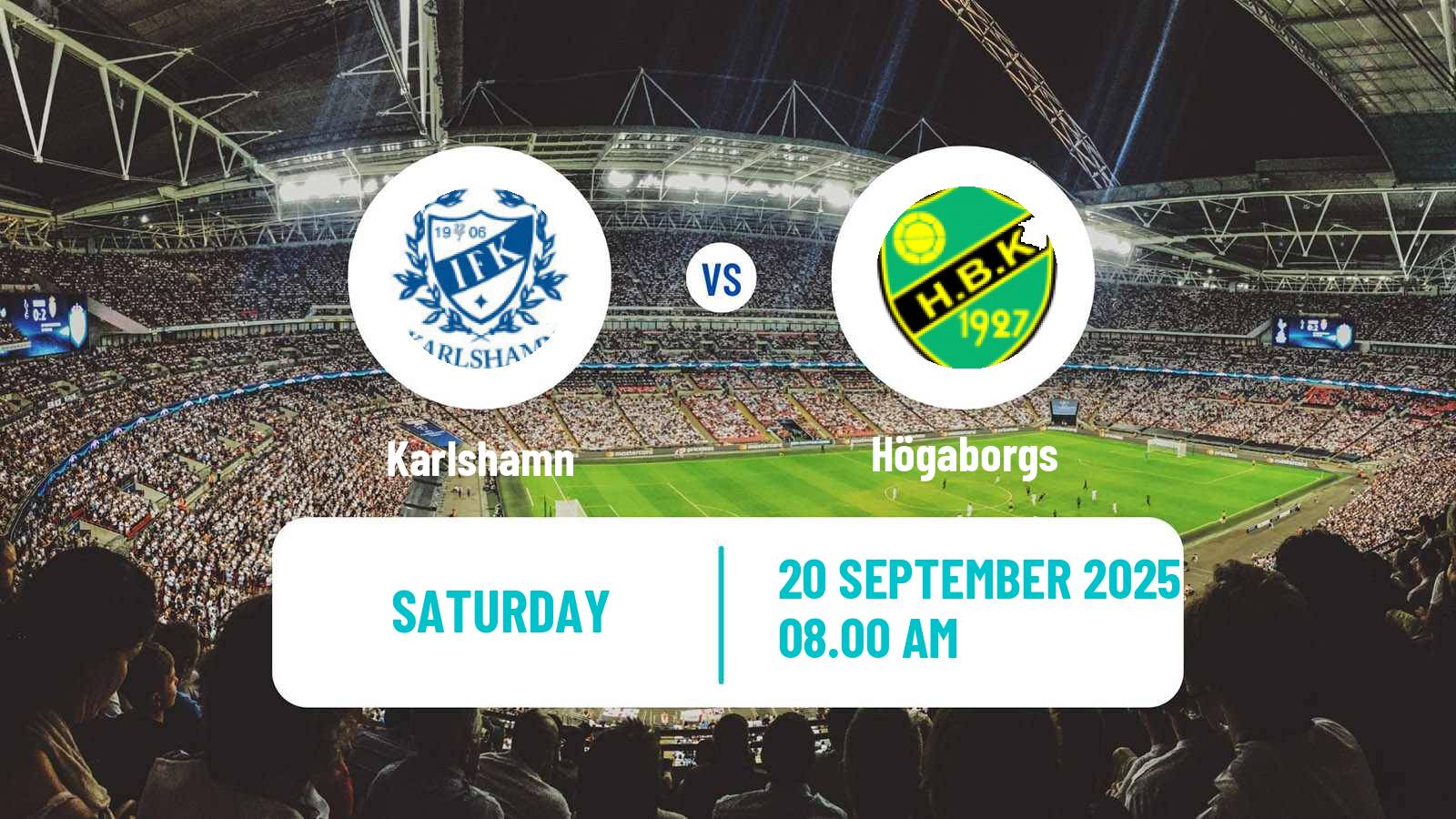 Soccer Swedish Division 2 - Södra Götaland Karlshamn - Högaborgs
