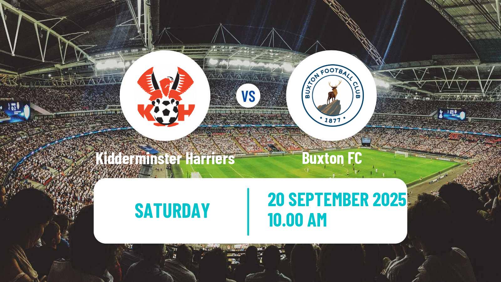Soccer English National League North Kidderminster Harriers - Buxton