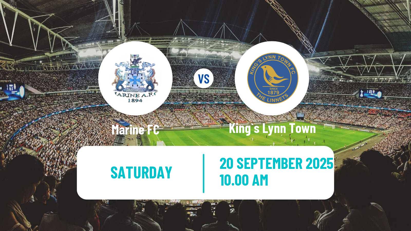 Soccer English National League North Marine - King`s Lynn Town
