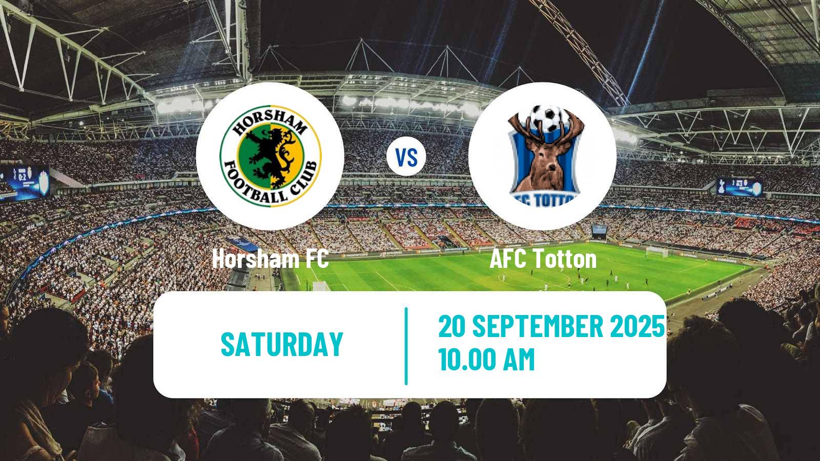Soccer English National League South Horsham - Totton