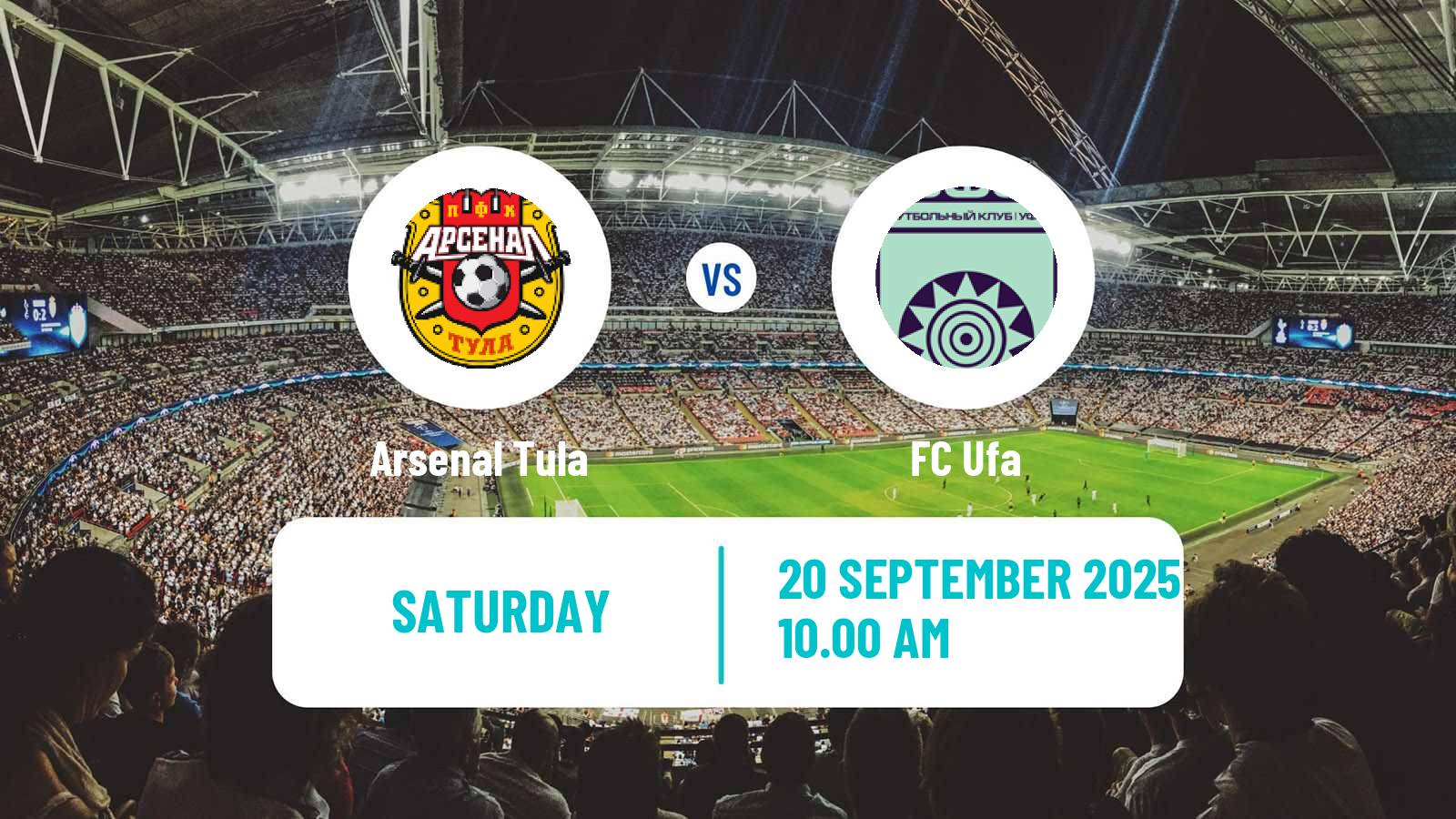 Soccer Russian FNL Arsenal Tula - Ufa