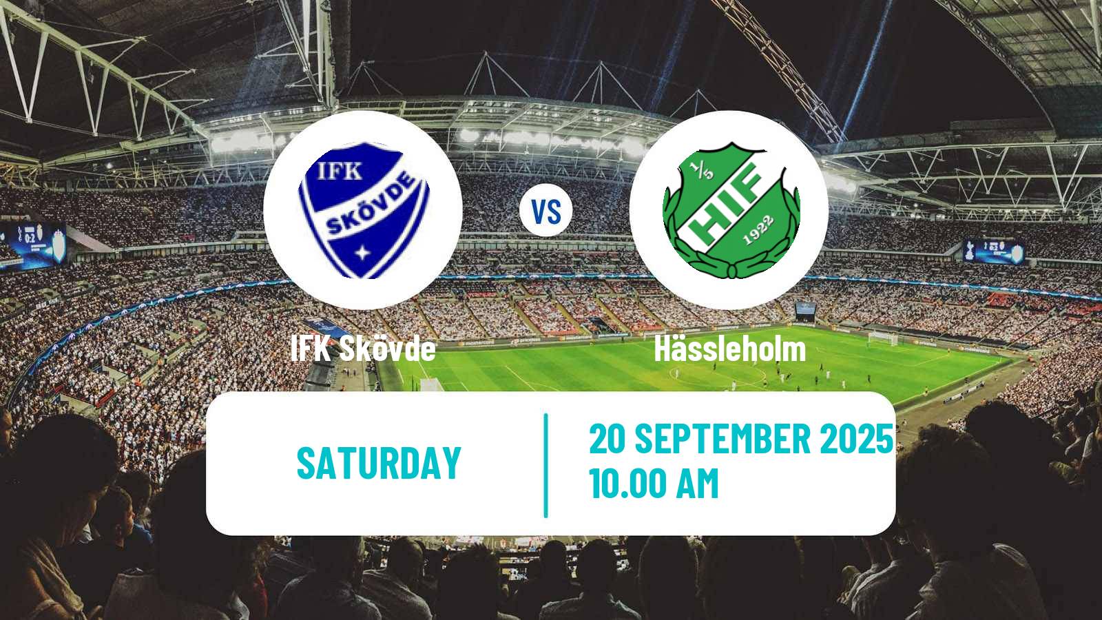 Soccer Swedish Division 1 Södra IFK Skövde - Hässleholm