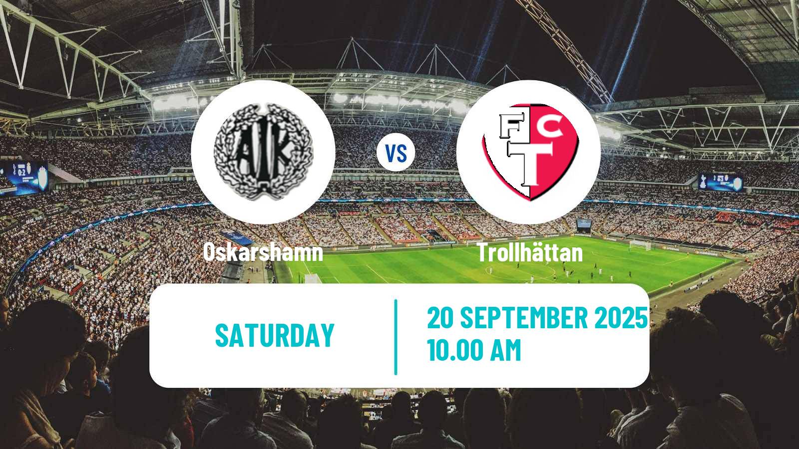 Soccer Swedish Division 1 Södra Oskarshamn - Trollhättan