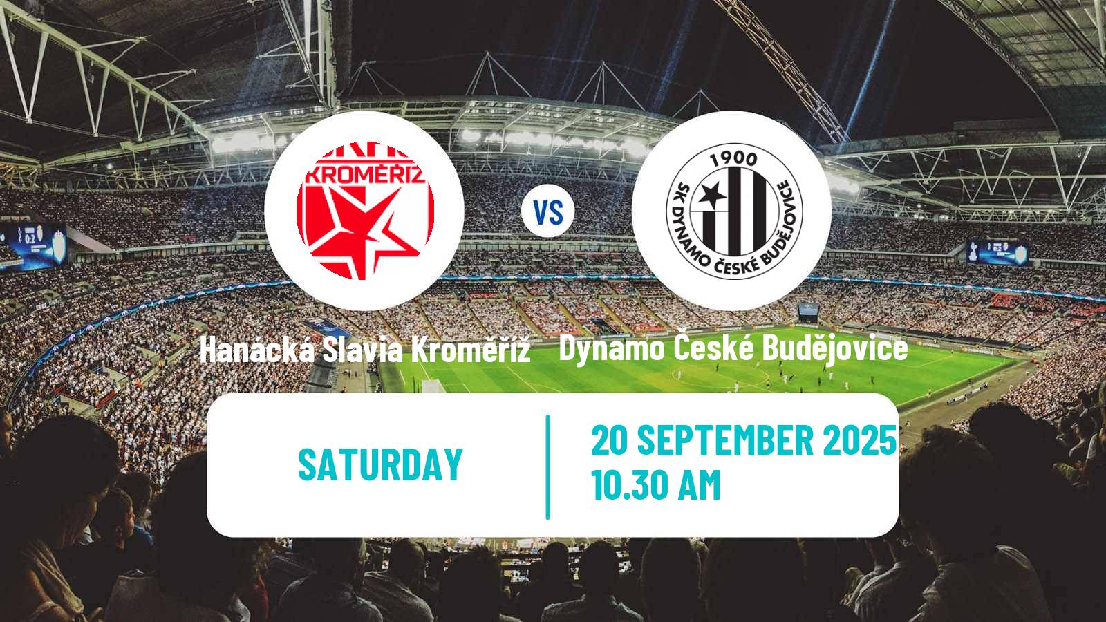 Soccer Czech Division 2 Hanácká Slavia Kroměříž - Dynamo České Budějovice