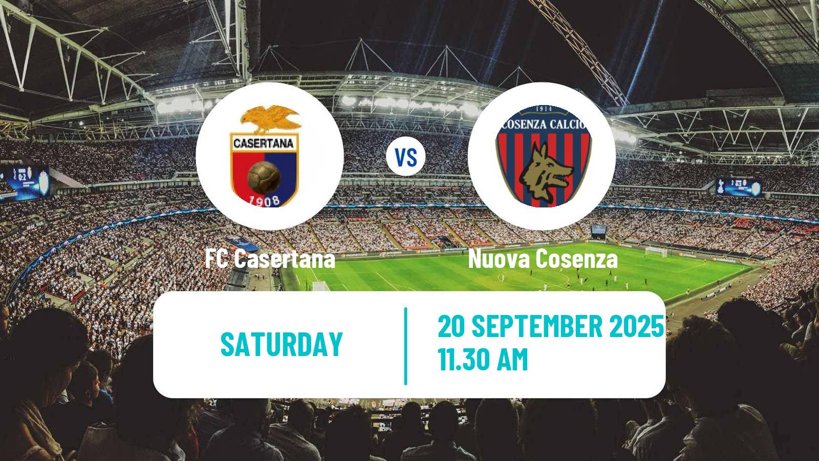 Soccer Italian Serie C Group C Casertana - Nuova Cosenza