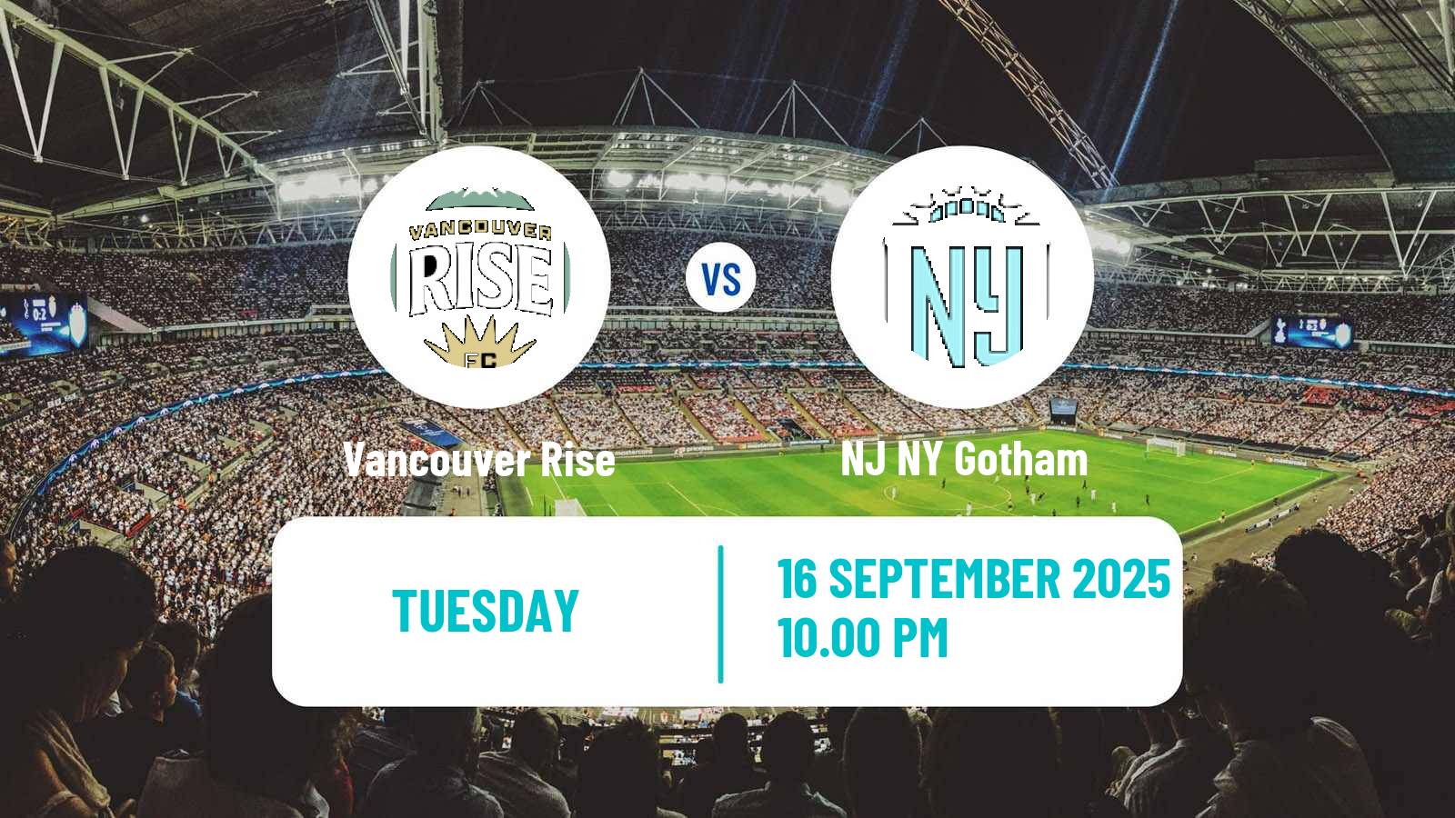 Soccer CONCACAF Champions Cup Women Vancouver Rise - NJ NY Gotham