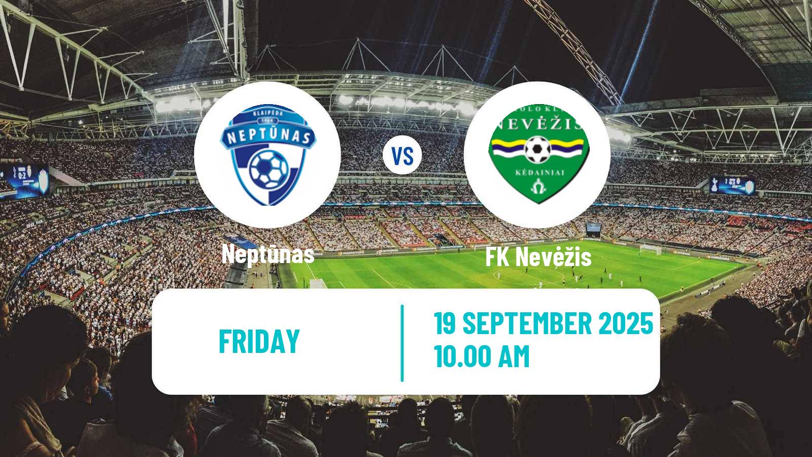 Soccer Lithuanian Division 2 Neptūnas - Nevėžis