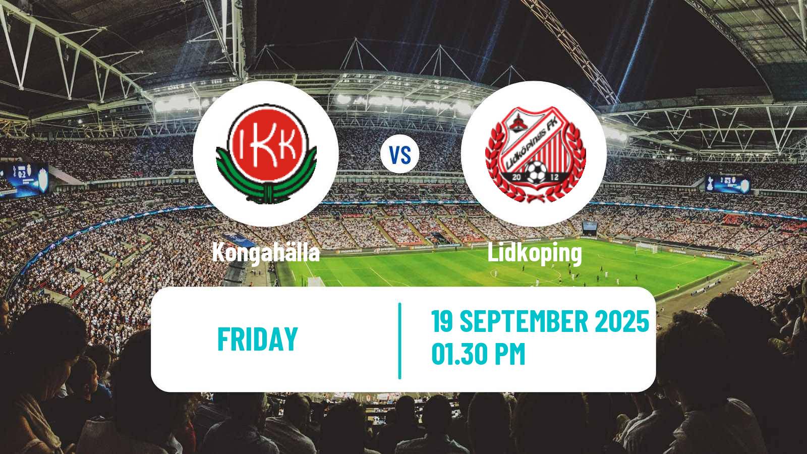 Soccer Swedish Division 2 - Norra Götaland Kongahälla - Lidkoping