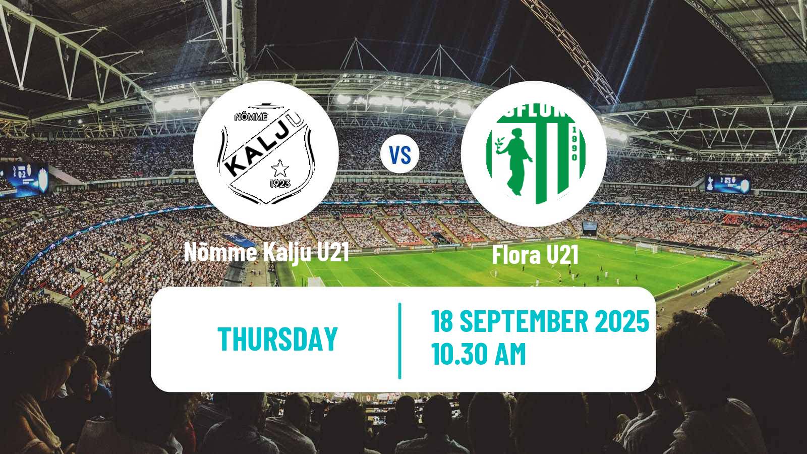 Soccer Estonian Esiliiga Nõmme Kalju U21 - Flora U21