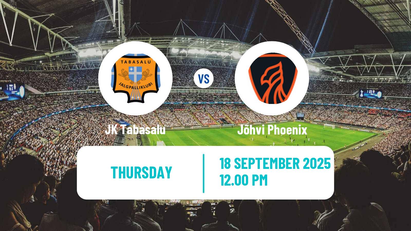 Soccer Estonian Esiliiga B Tabasalu - Jõhvi Phoenix