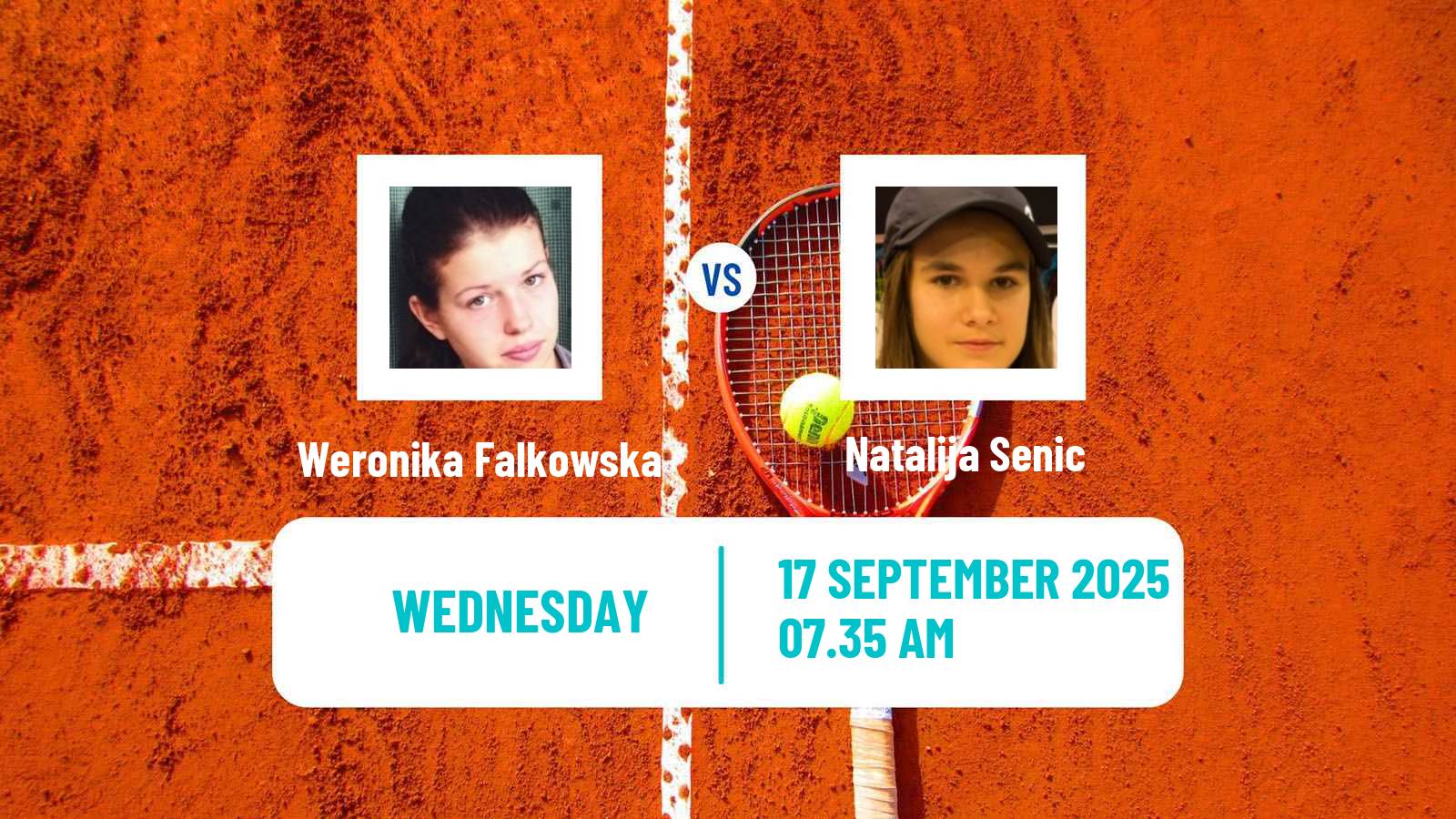 Tennis ITF W75 Kursumlijska Banja 3 Women Weronika Falkowska - Natalija Senic