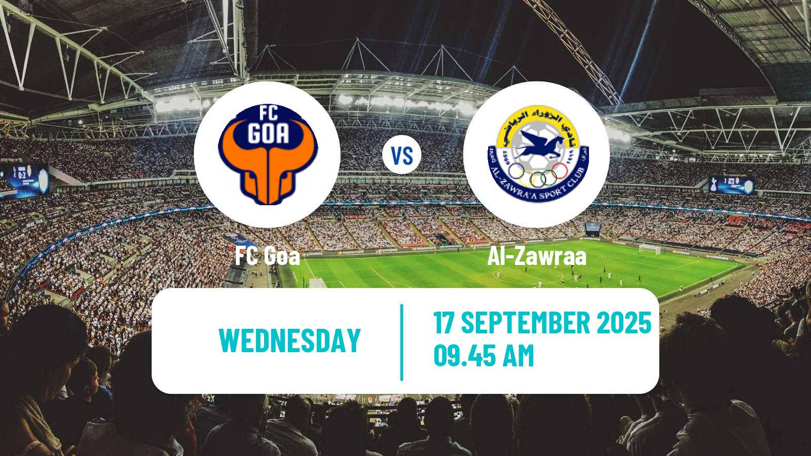 Soccer AFC Champions League 2 Goa - Al-Zawraa