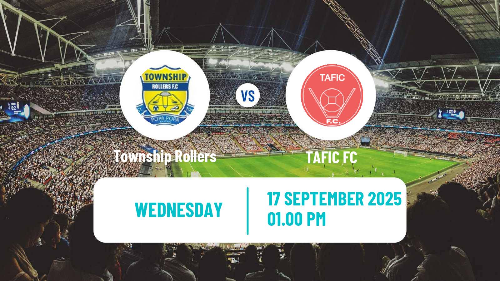Soccer Botswana Premier League Township Rollers - TAFIC