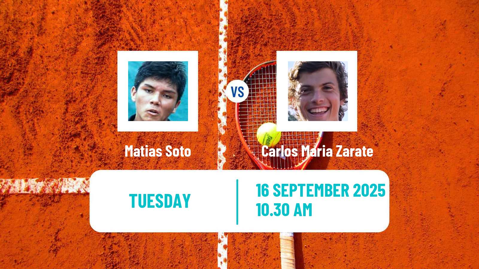 Tennis Villa Maria Challenger Men Matias Soto - Carlos Maria Zarate