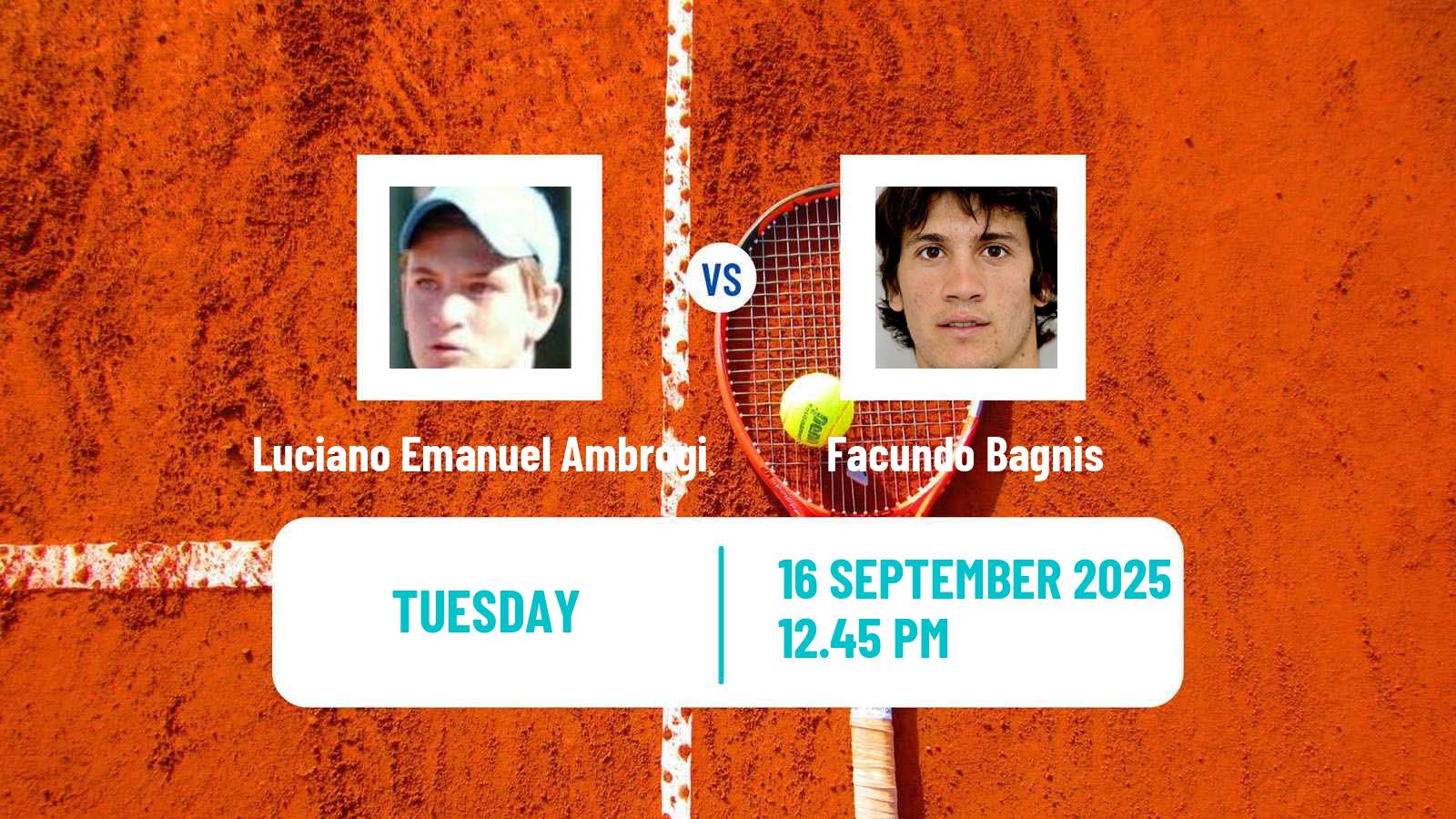Tennis Villa Maria Challenger Men Luciano Emanuel Ambrogi - Facundo Bagnis