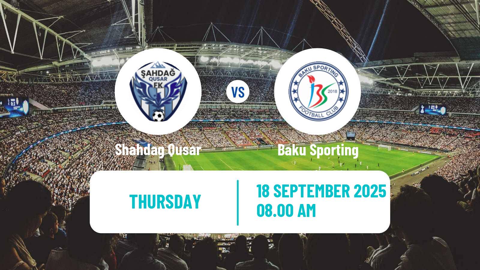 Soccer Azerbaijan First Division Shahdag Qusar - Baku Sporting
