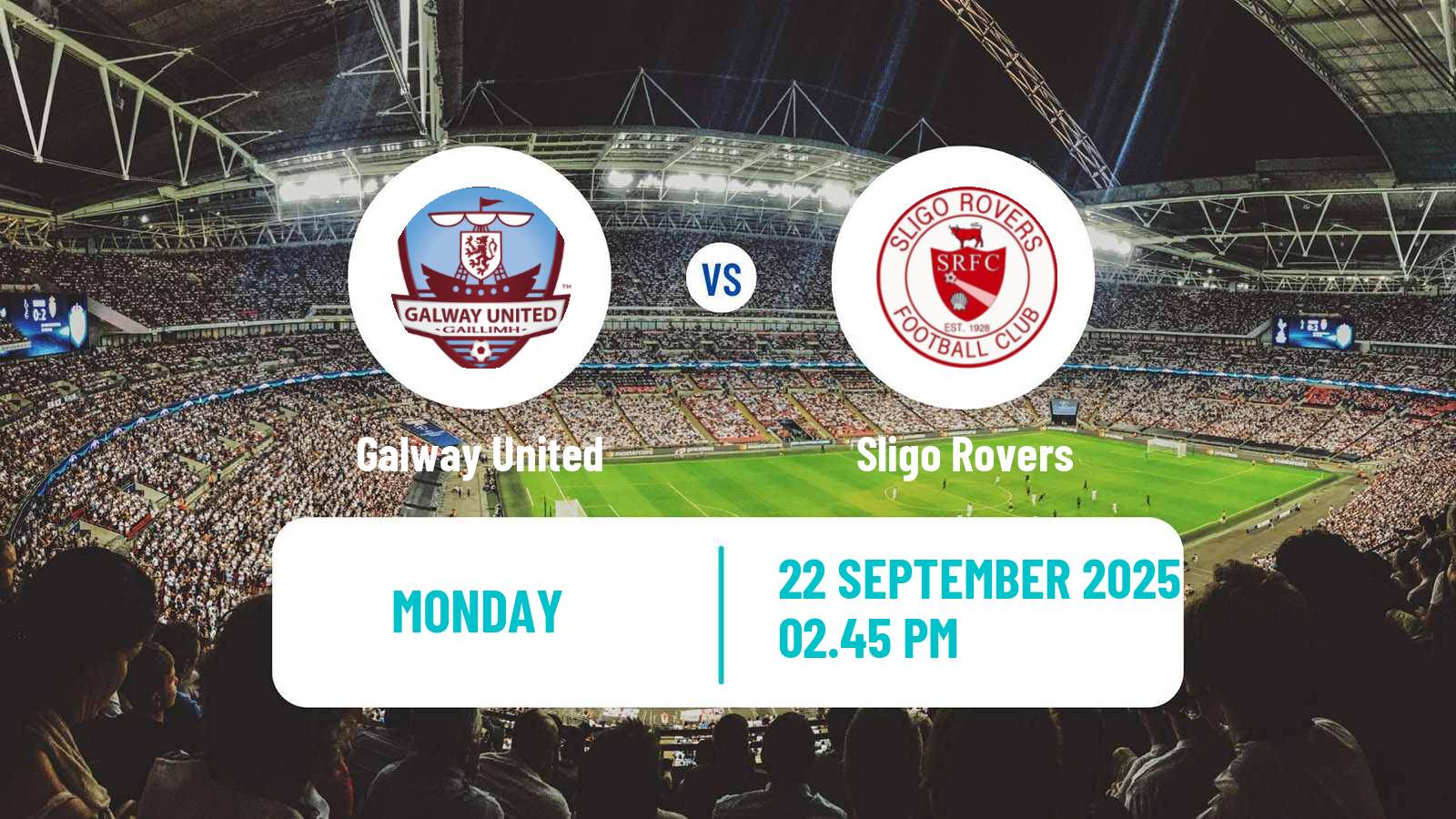 Soccer Irish Premier Division Galway United - Sligo Rovers