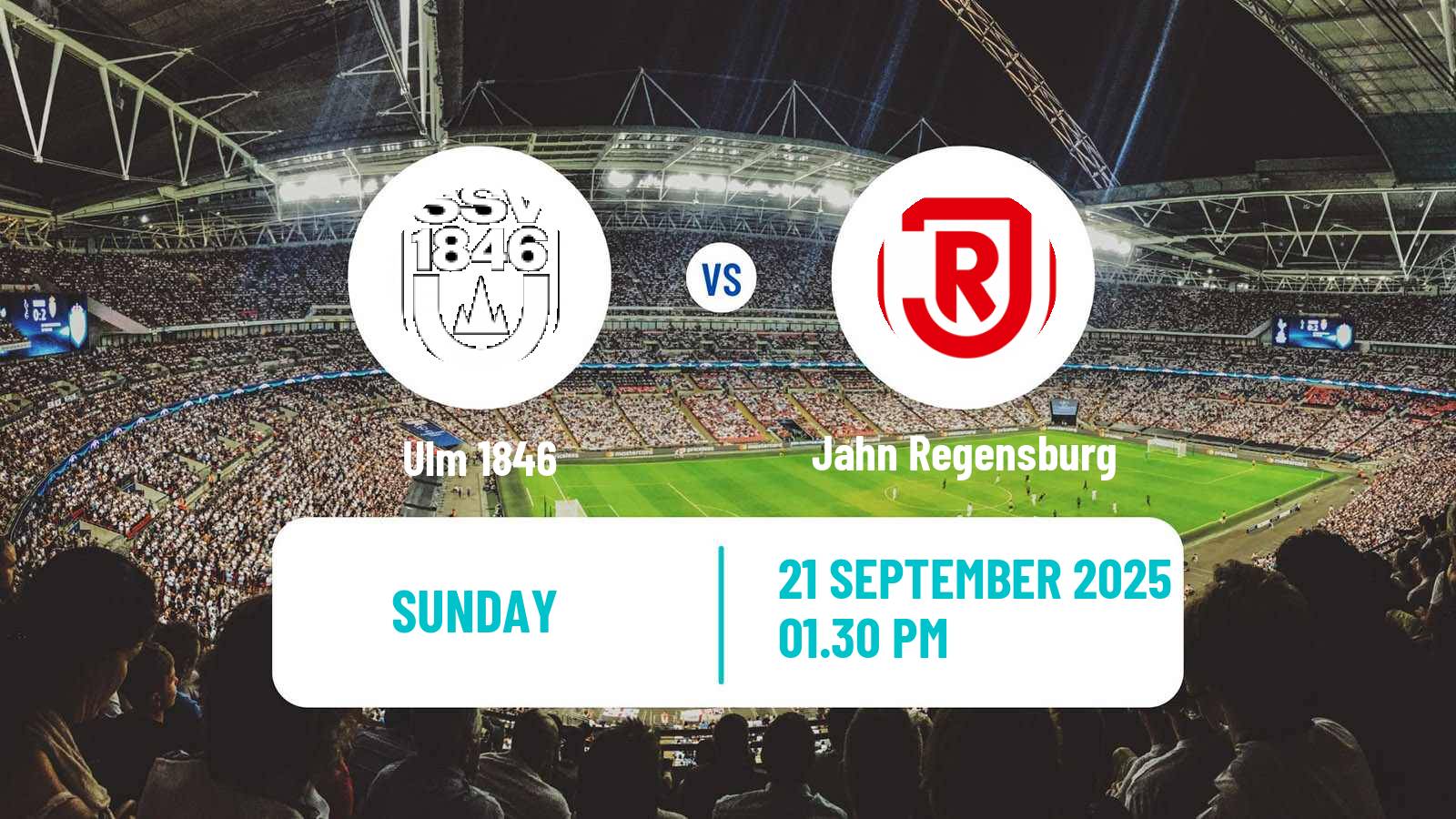 Soccer German 3 Bundesliga Ulm 1846 - Jahn Regensburg