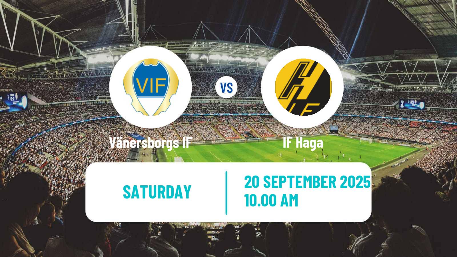 Soccer Swedish Division 2 - Norra Götaland Vänersborgs IF - Haga