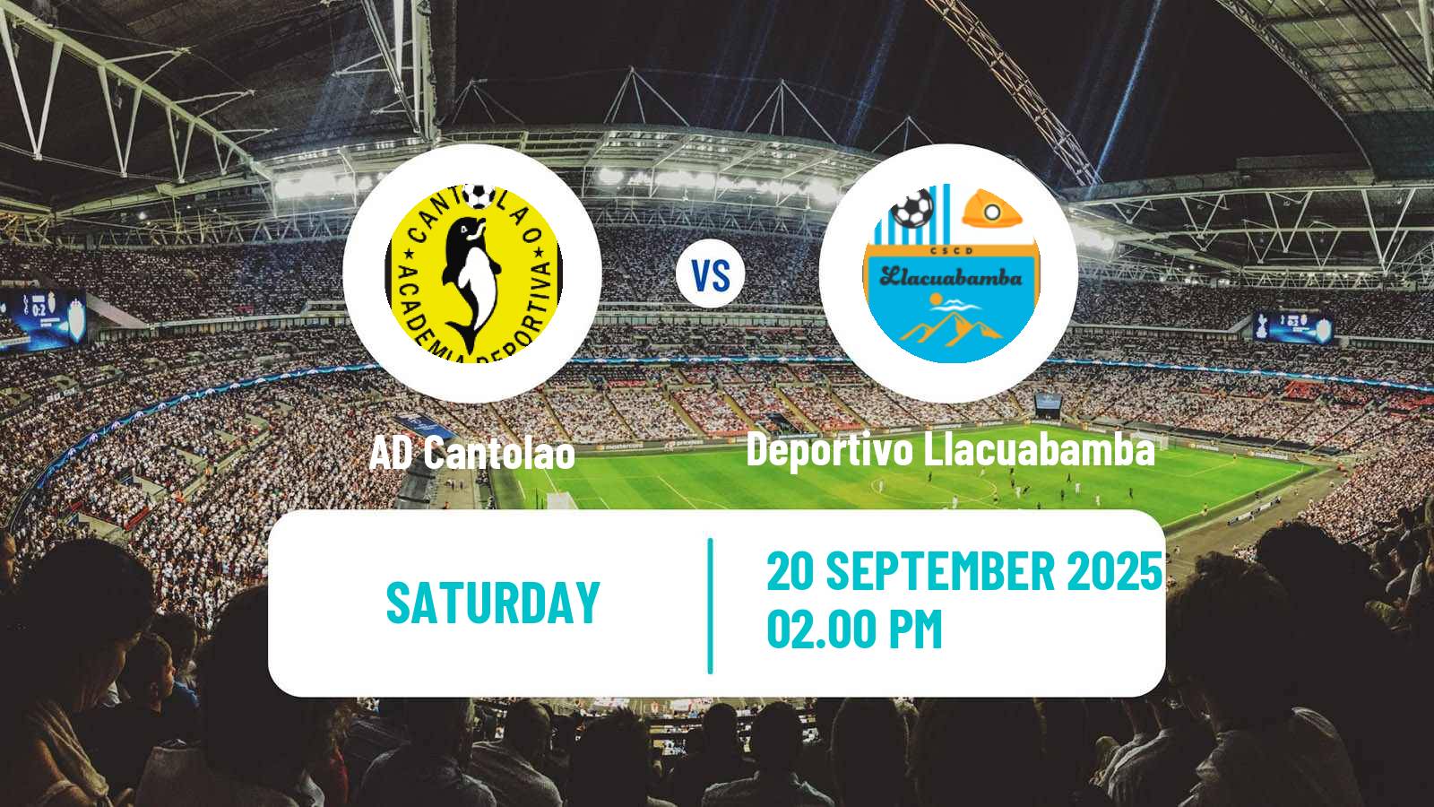 Soccer Peruvian Liga 2 Cantolao - Deportivo Llacuabamba
