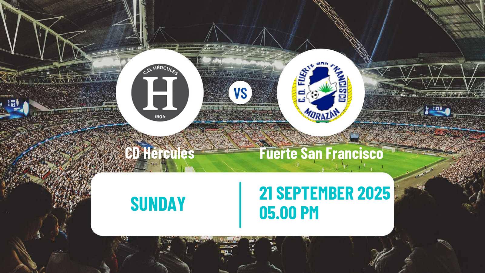 Soccer El Salvador Primera Division Hércules - Fuerte San Francisco