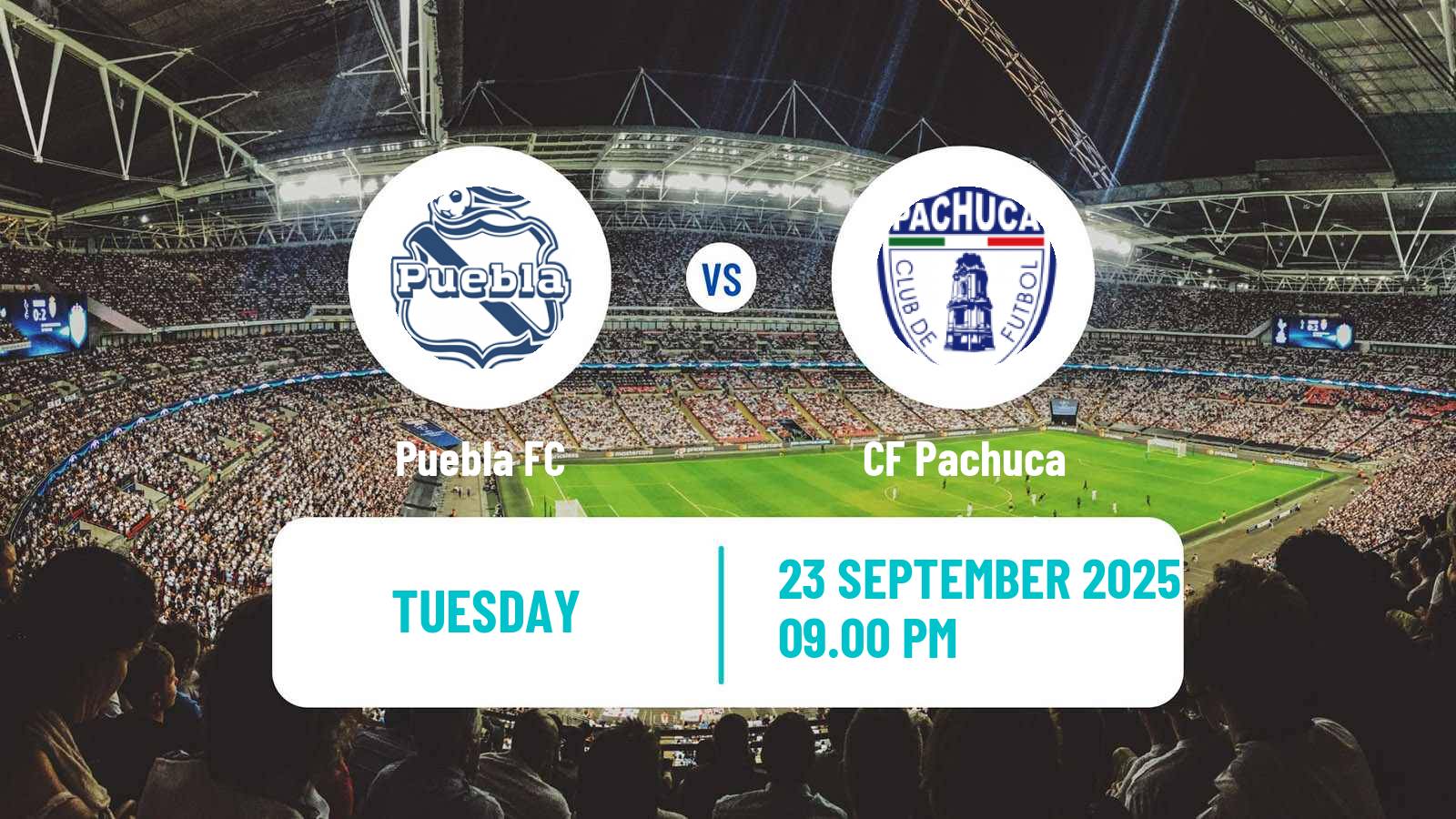 Soccer Mexican Liga MX Puebla - Pachuca
