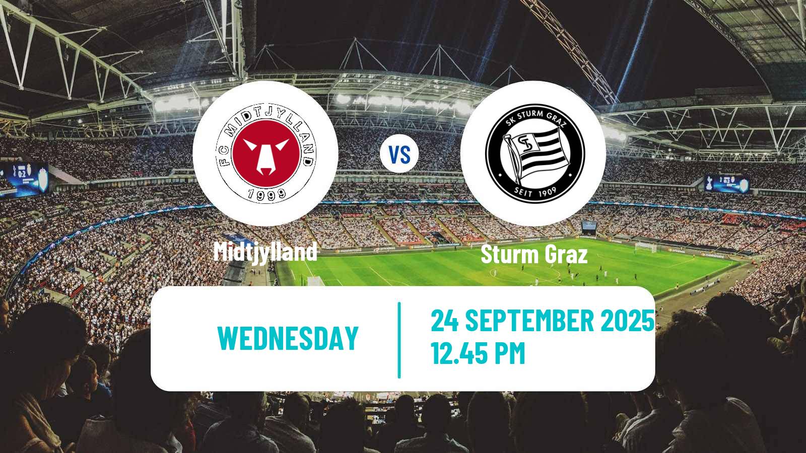 Soccer UEFA Europa League Midtjylland - Sturm Graz