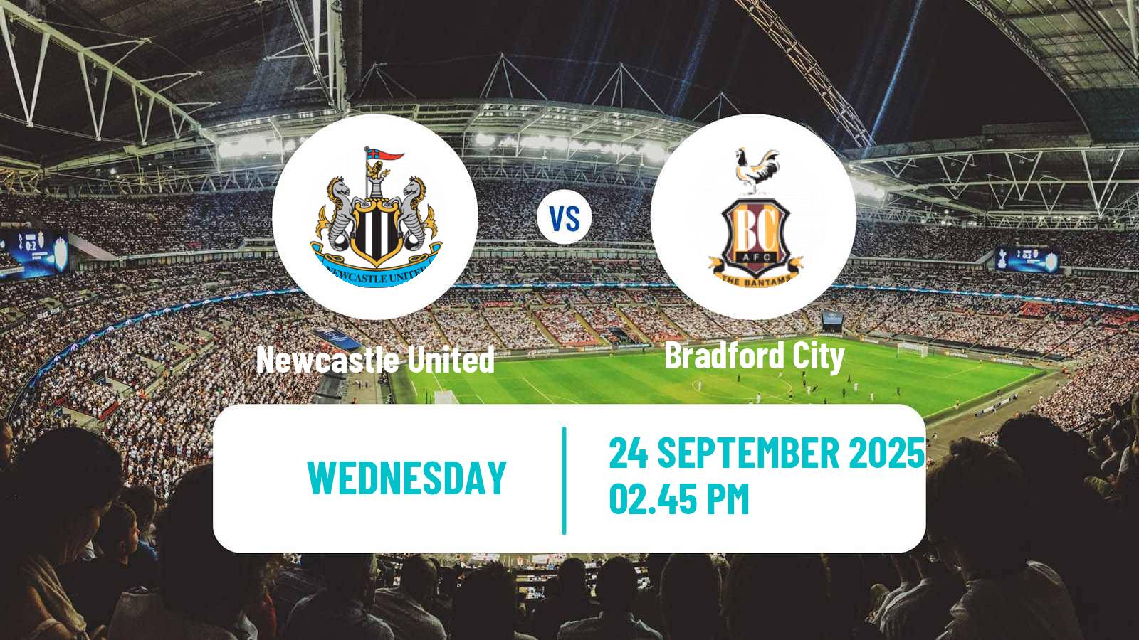 Soccer English League Cup Newcastle United - Bradford City