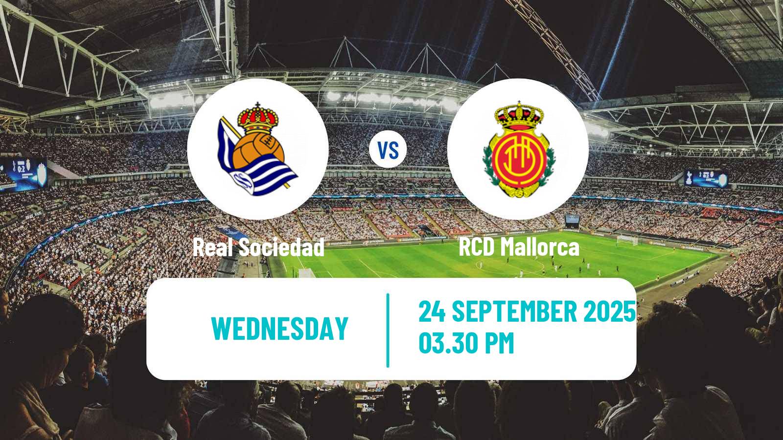Soccer Spanish LaLiga Real Sociedad - Mallorca