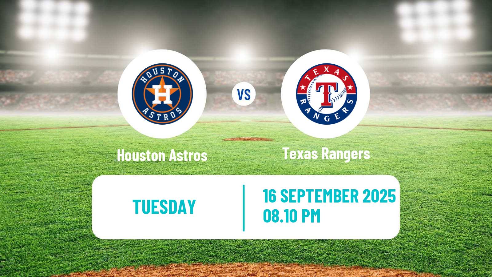 Baseball MLB Houston Astros - Texas Rangers