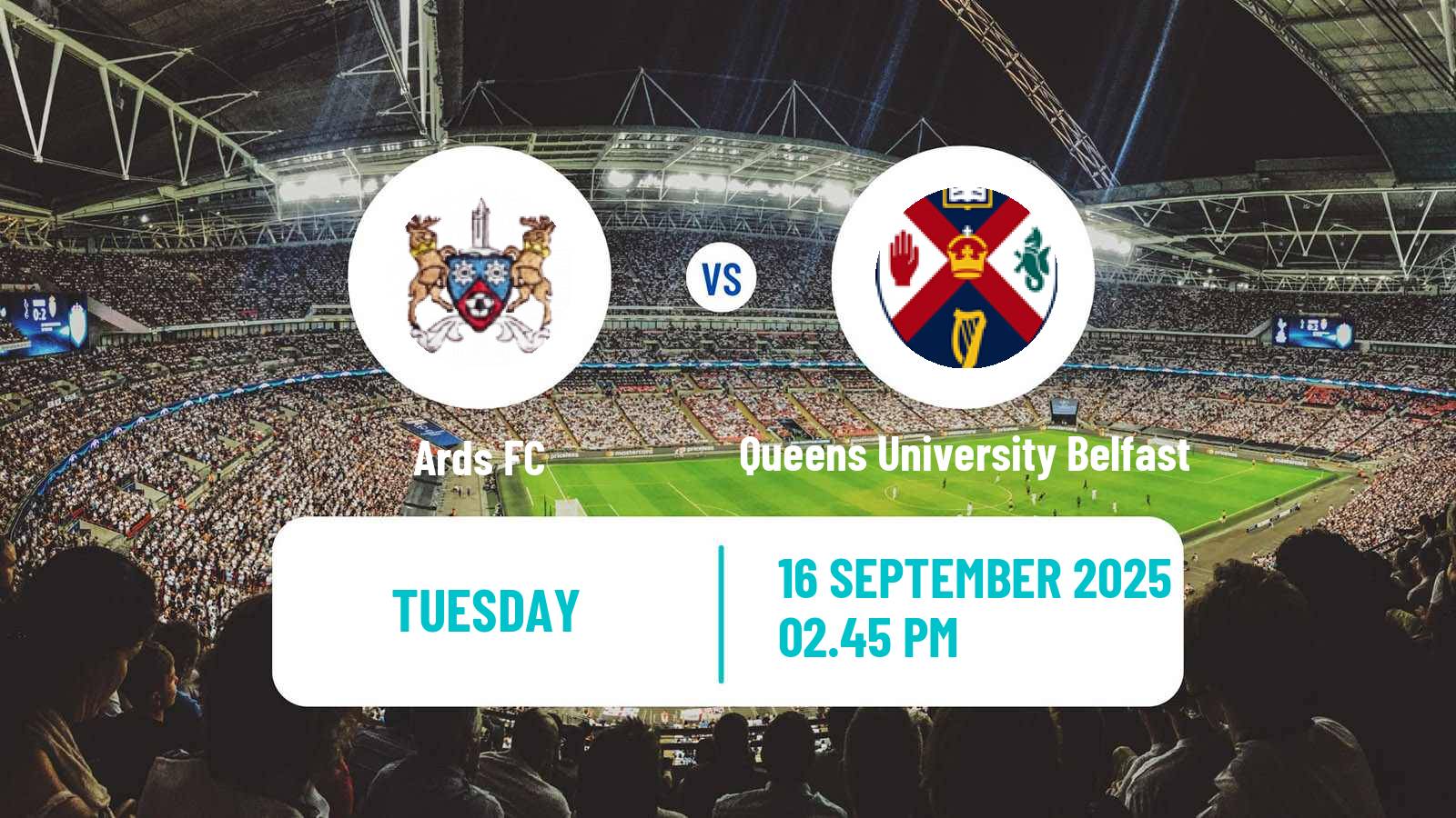 Soccer Northern Irish Championship Ards - Queens University Belfast