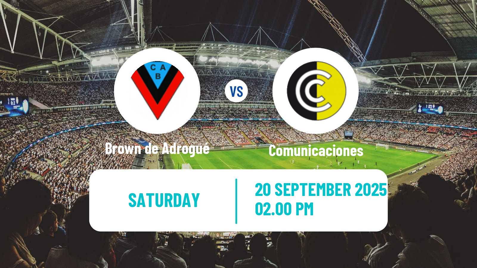 Soccer Argentinian Primera B Brown de Adrogué - Comunicaciones