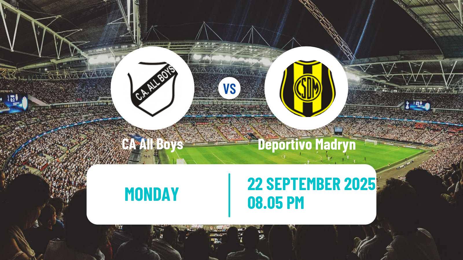 Soccer Argentinian Primera Nacional All Boys - Deportivo Madryn