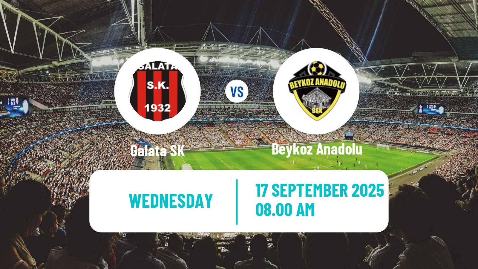 Soccer Turkish Cup Galata - Beykoz Anadolu