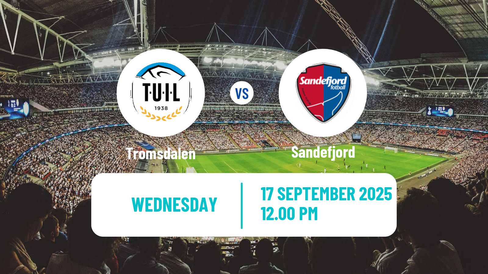 Soccer Norwegian NM Cup Tromsdalen - Sandefjord