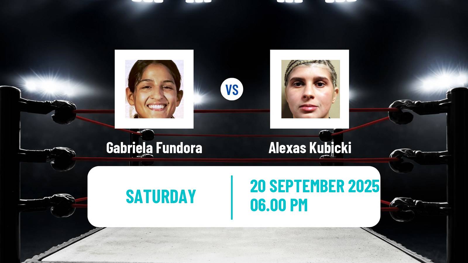 Boxing Flyweight WBC WBO WIBF Titles Women Gabriela Fundora - Alexas Kubicki