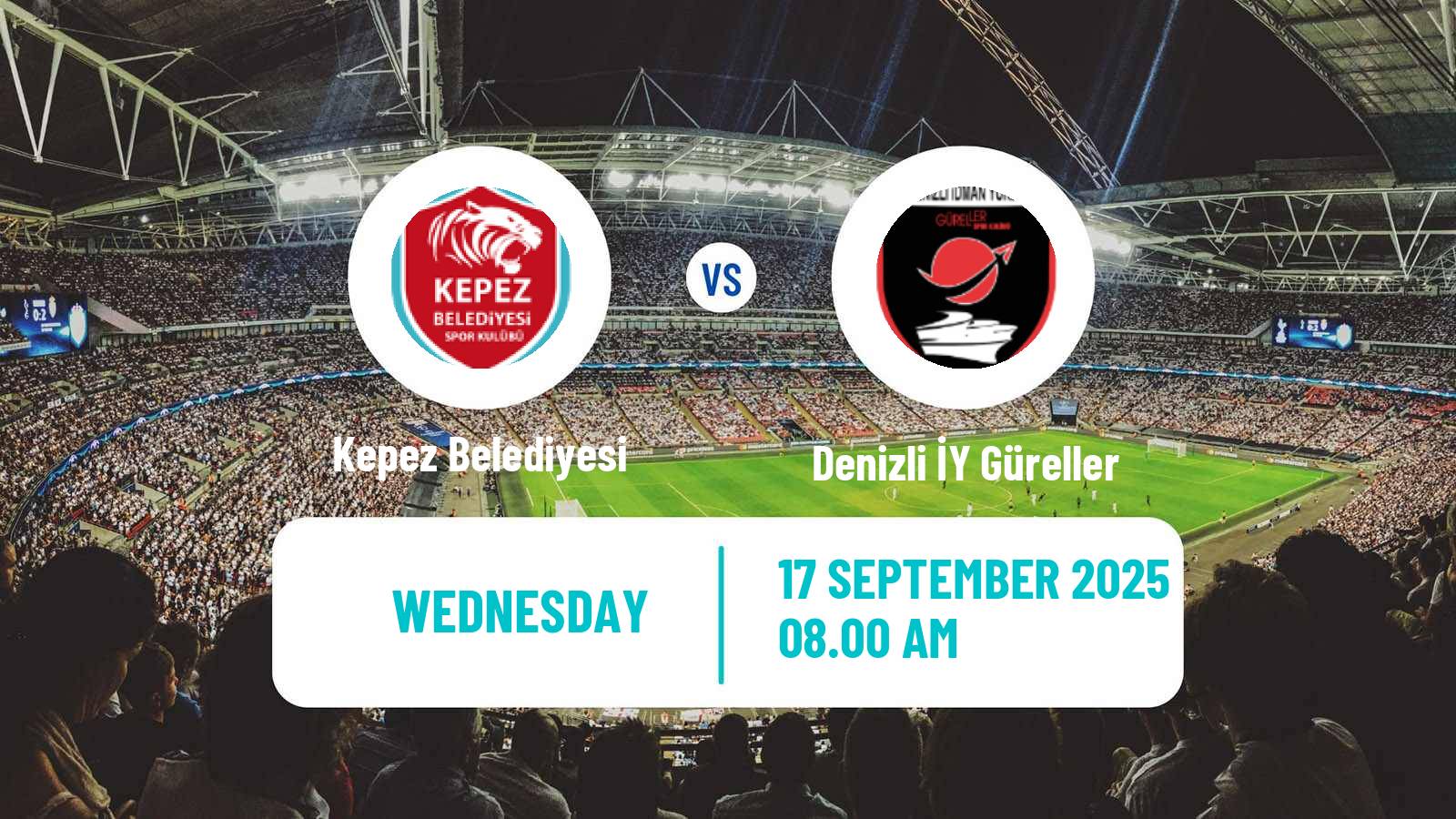 Soccer Turkish Cup Kepez Belediyesi - Denizli İY Güreller
