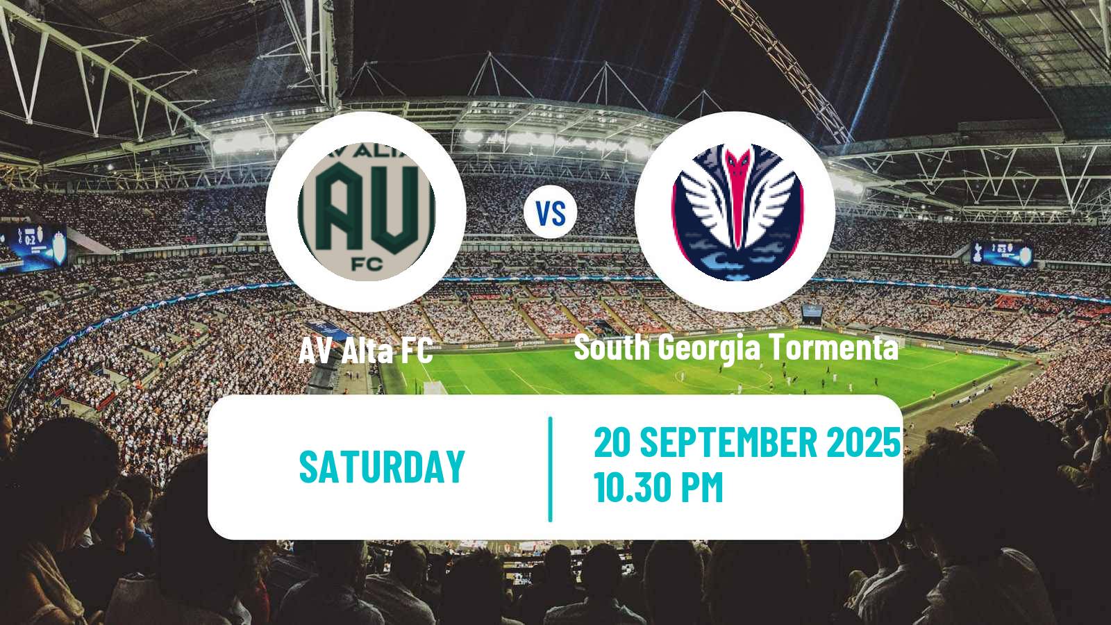 Soccer USL League One AV Alta - South Georgia Tormenta