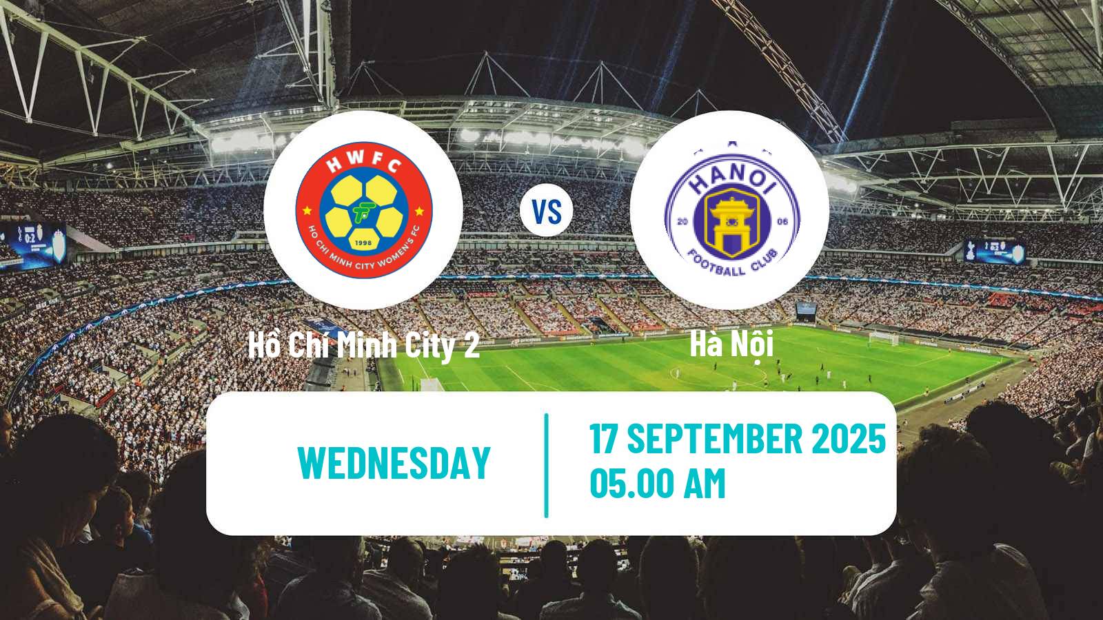 Soccer Vietnamese National League Women Hồ Chí Minh City 2 - Hà Nội
