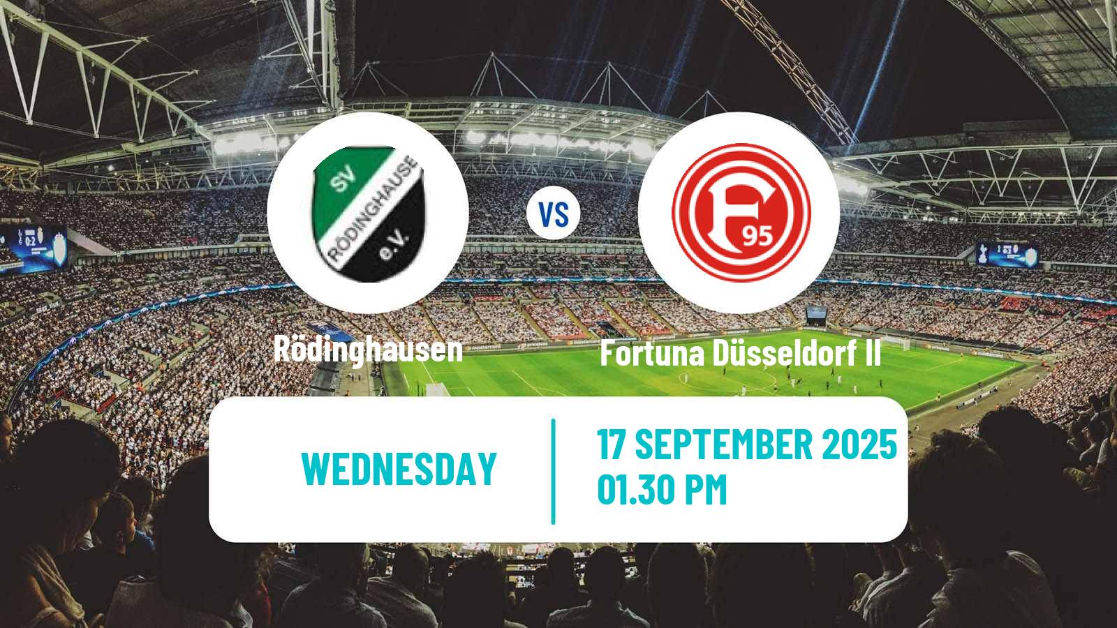 Soccer German Regionalliga West Rödinghausen - Fortuna Düsseldorf II