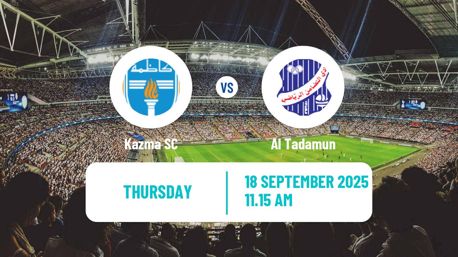 Soccer Kuwaiti Premier League Kazma - Al Tadamun