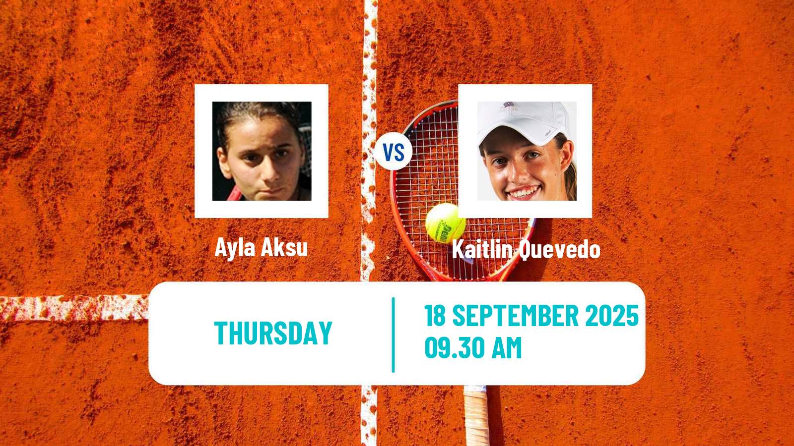 Tennis Caldas Da Rainha Challenger Women Ayla Aksu - Kaitlin Quevedo